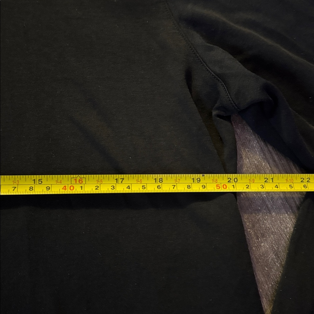 Robert Barakett large 1/4 Zip Pullover shirt top men’s $125 black long sleeve - Picture 5 of 9